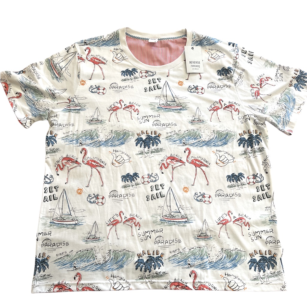 Brand New Reverse Threads Hawaiian Shirt Size Xl